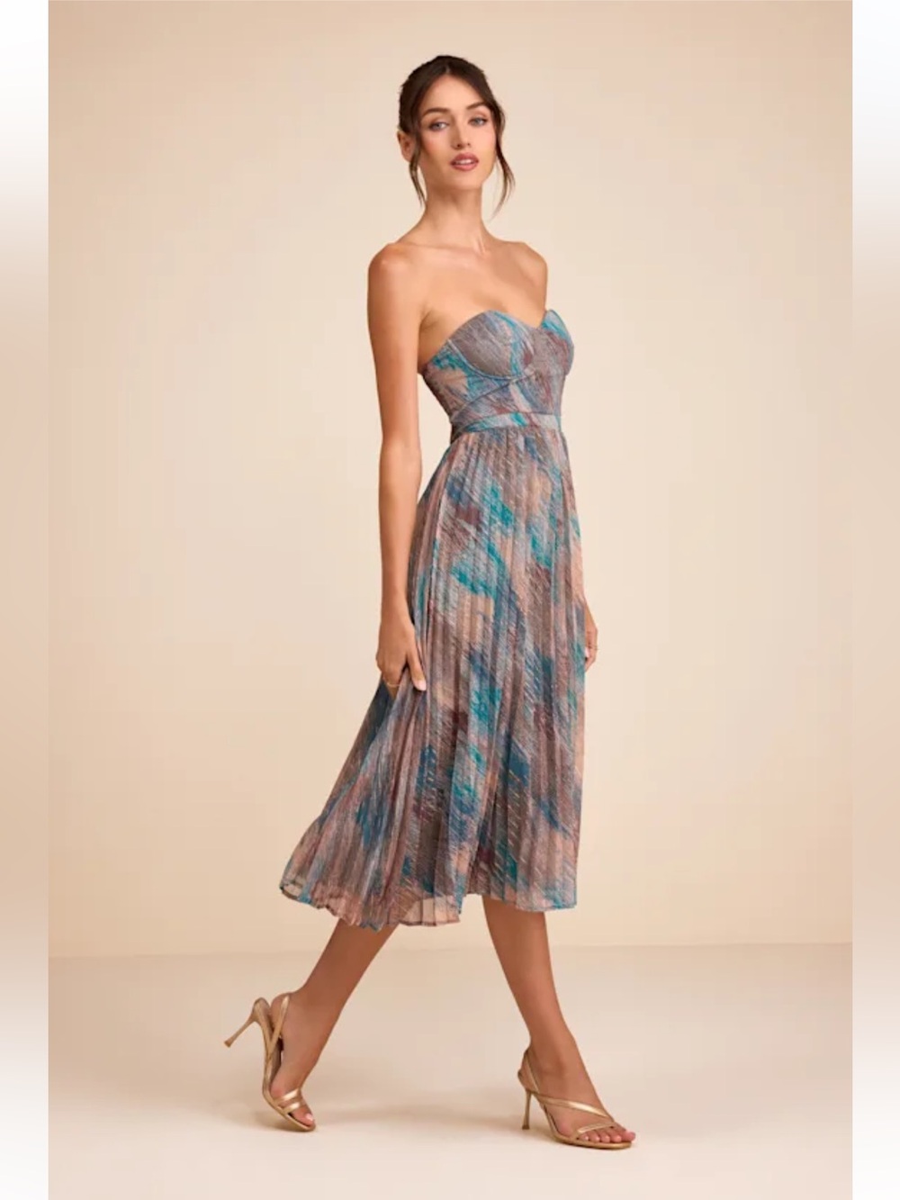 Lulus Dress S Formal Blue